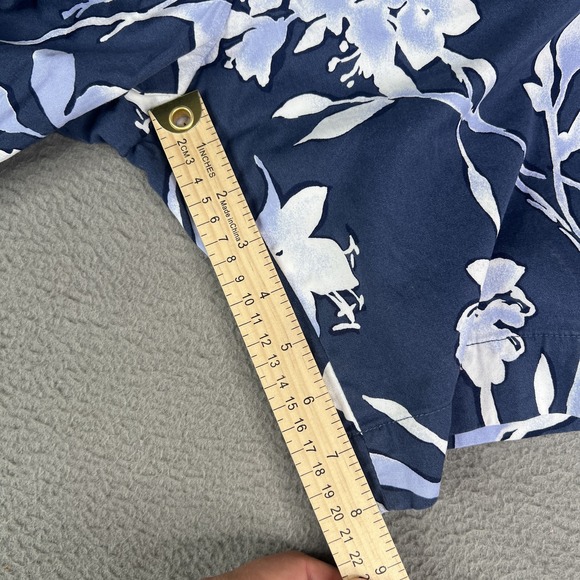 Polo Golf Ralph Lauren Shorts Mens 35 Navy Blue White Floral Golf Classic Fit - Picture 9 of 12